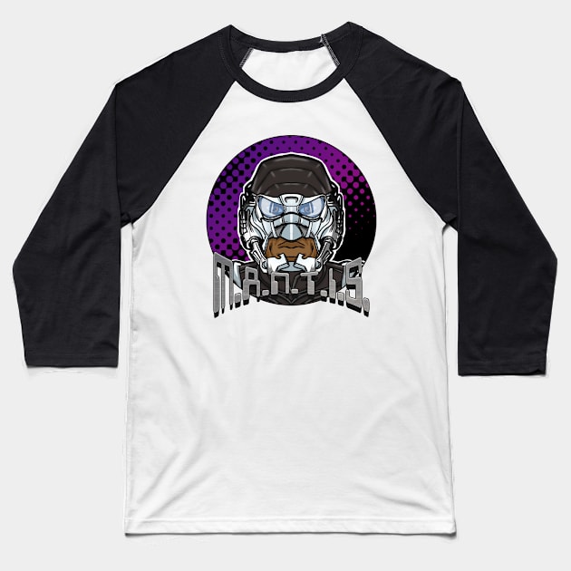 M.a.n.t.i.s. Baseball T-Shirt by Doc Multiverse Designs